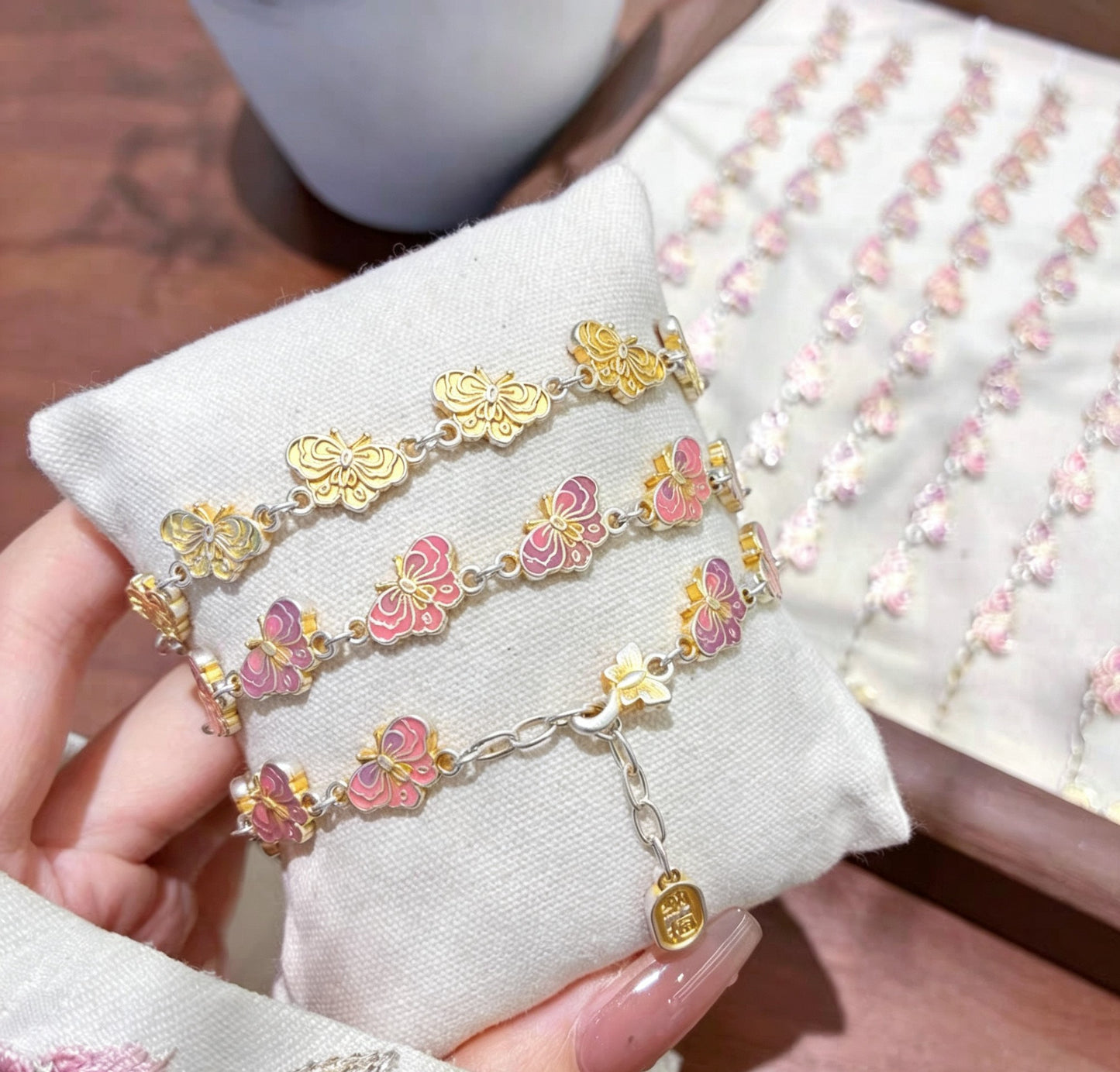 Butterfly Princess bride 999 Silver Bracelet with Certificate