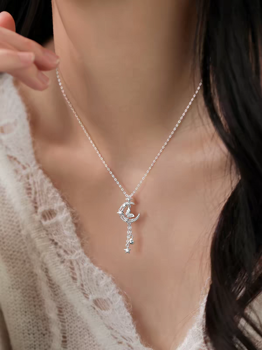Celestial Monarch 999 Silver Necklace 40+5 cm
