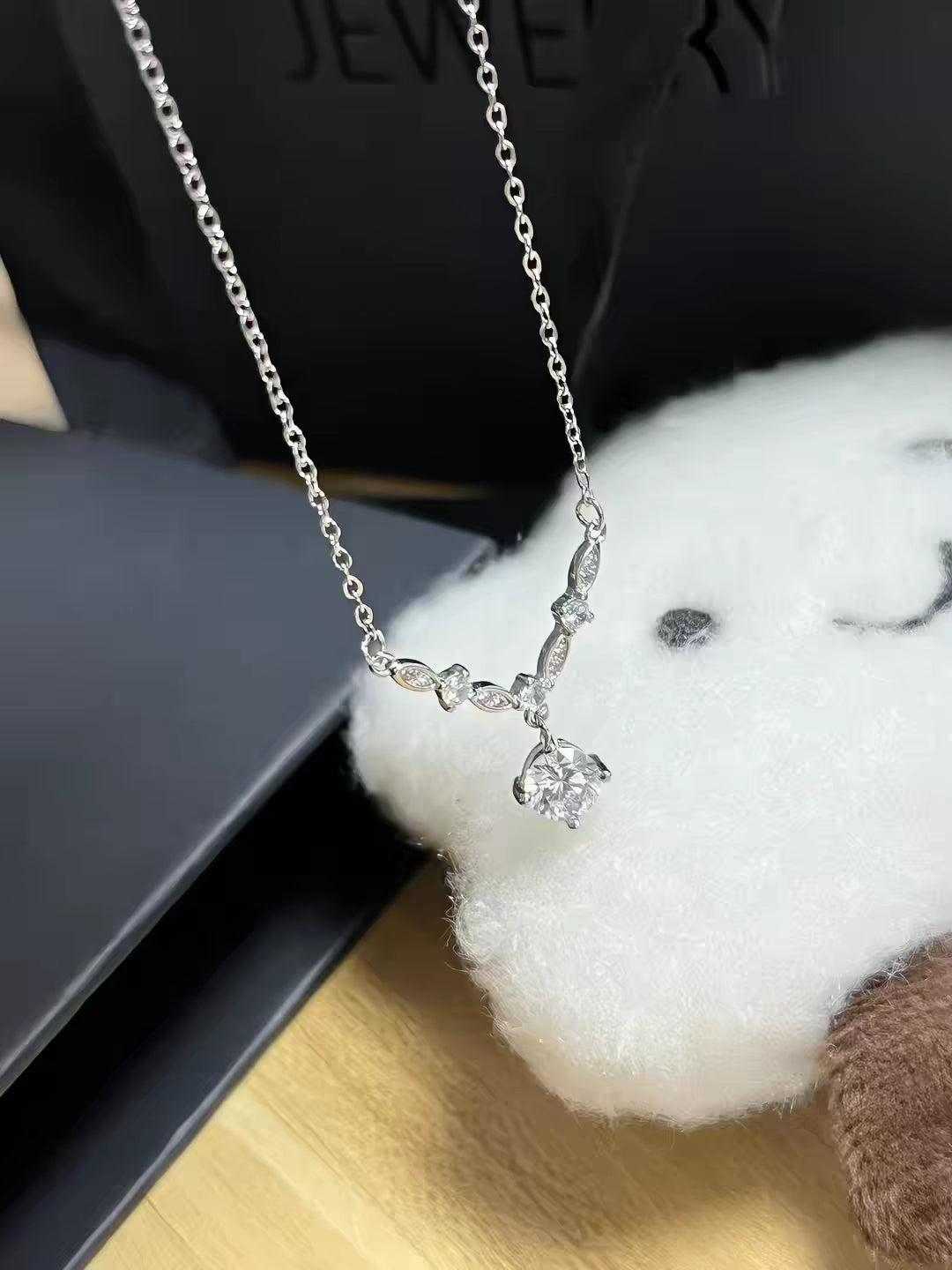 Classic rock 999 Silver Necklace with lab certificate 45+5cm