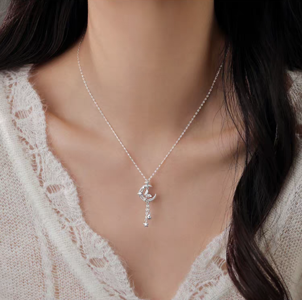 Celestial Monarch 999 Silver Necklace 40+5 cm