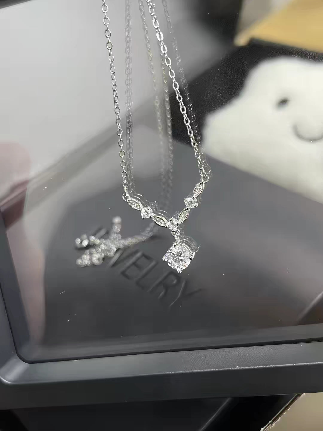 Classic rock 999 Silver Necklace with lab certificate 45+5cm