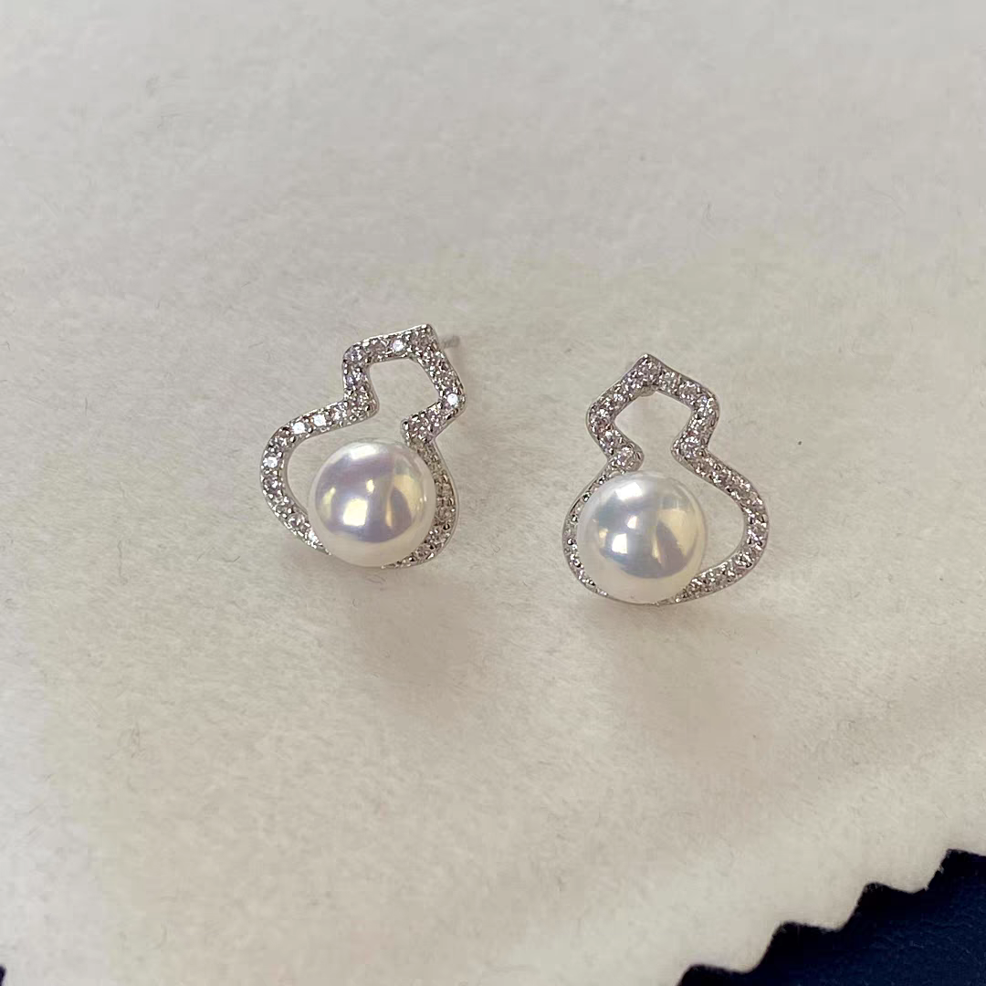 Pearls of Fortune Freshwater natural Pearls Sterling Silver 925 Earrings