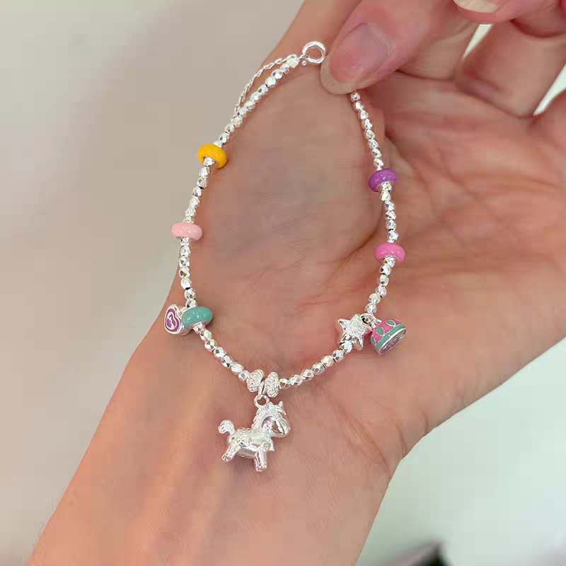 Unicorn Valley 925 Silver Bracelet with lab certificate 16+3cm 7 grams weight