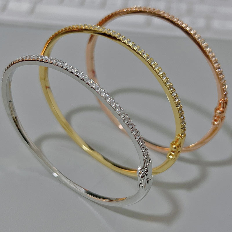 Stary Promise Sterling Silver 925 Bracelet Bangle -claw closer