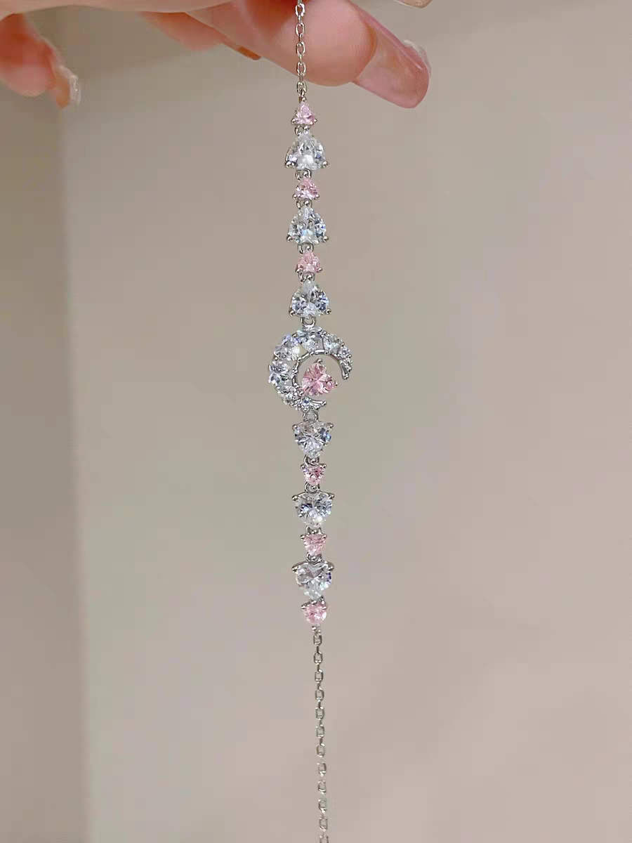 Hearty Moon 999 Silver Bracelet with lab certificate