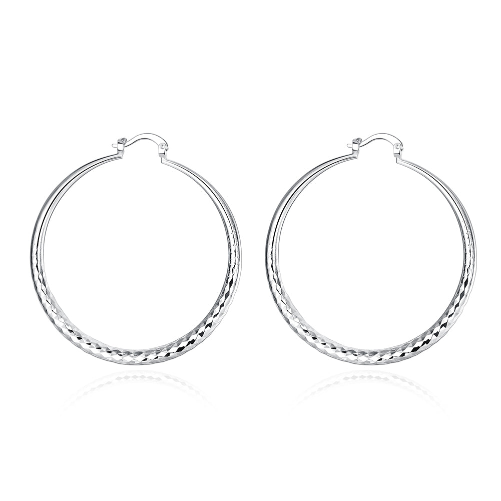 Sterling Silver Hoops Earrings