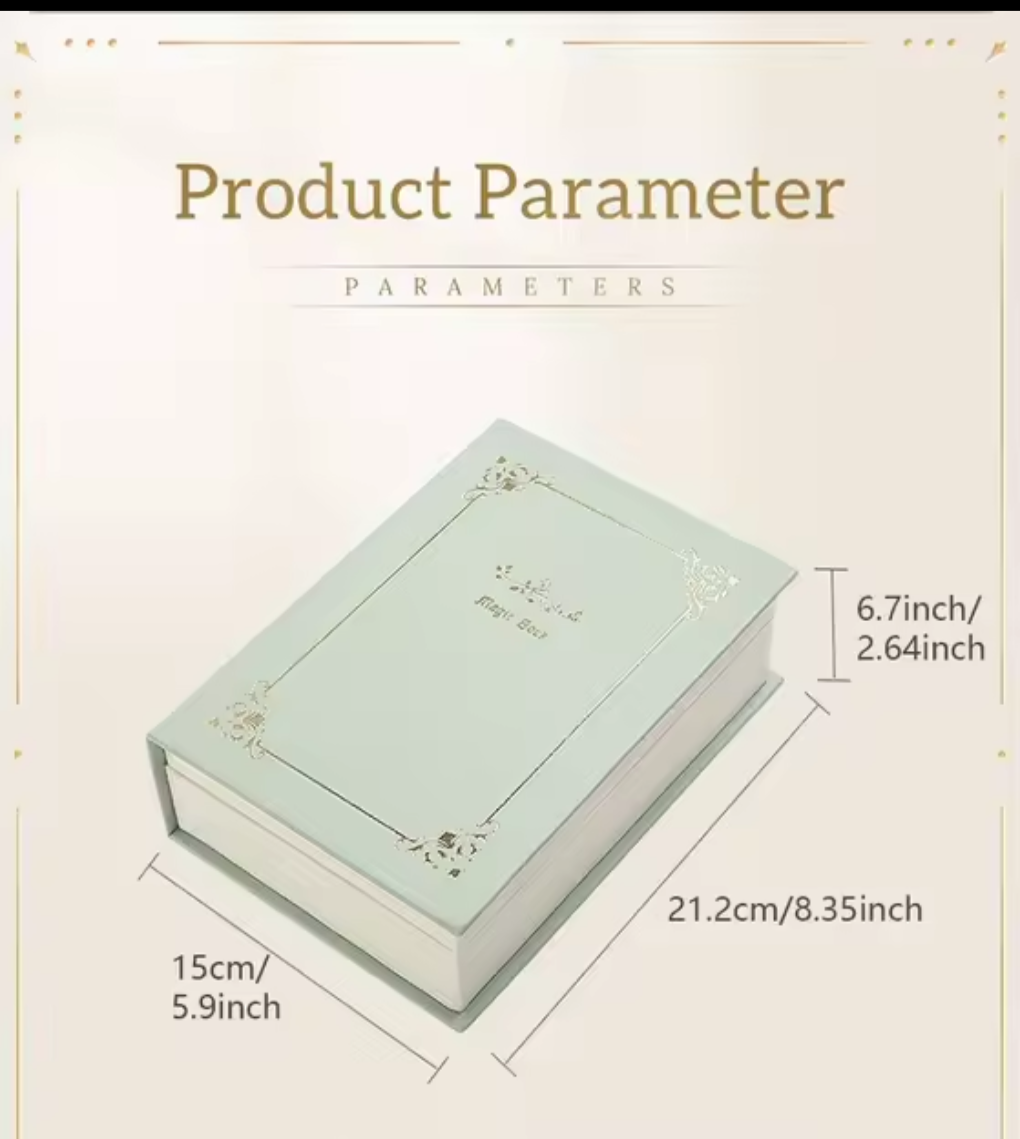 Magic Book luxurious Jewelry Box