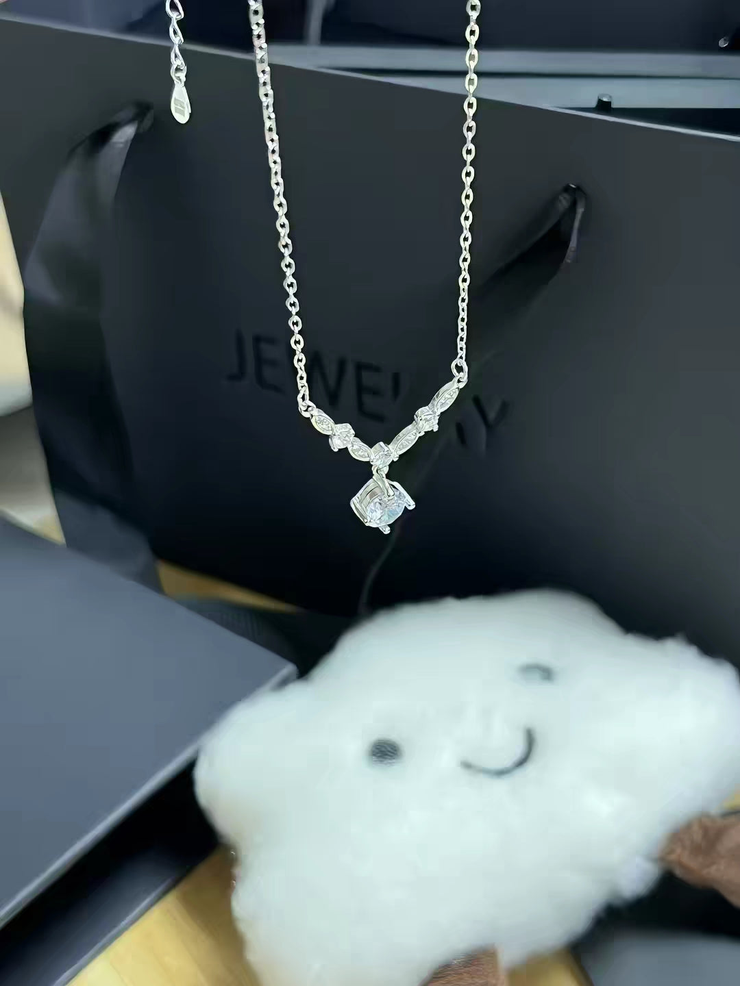 Classic rock 999 Silver Necklace with lab certificate 45+5cm