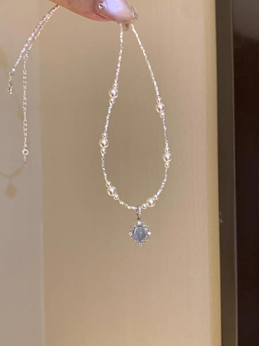 Pearly whites Sterling Silver 925 Necklace