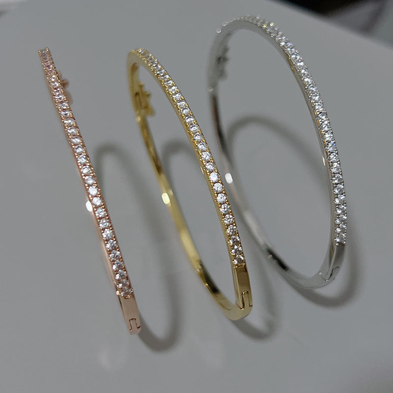 Stary Promise Sterling Silver 925 Bracelet Bangle -claw closer