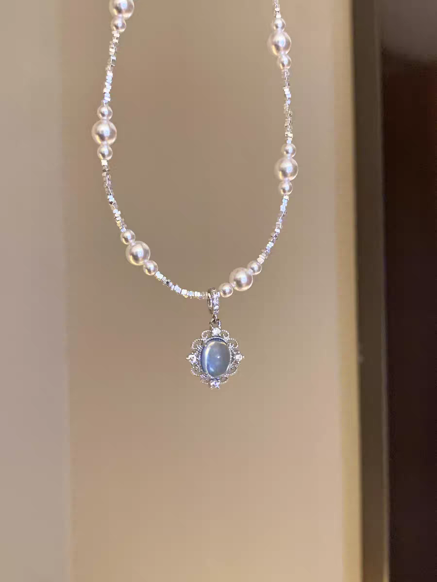 Pearly whites Sterling Silver 925 Necklace